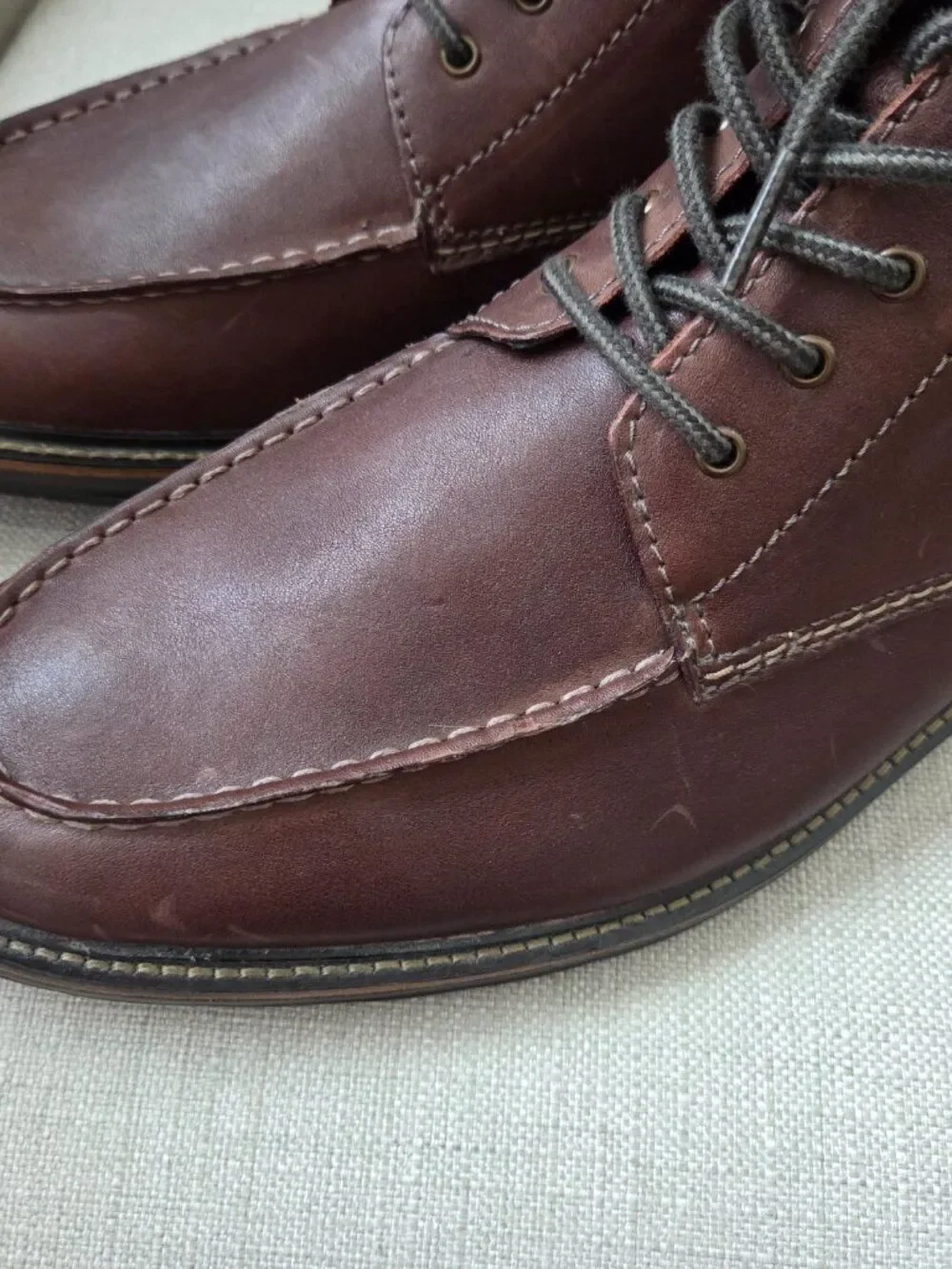 Clarks Chantry Up Mens Chukka Lace Up Boots Size 13 Brown Leather Smart Casual